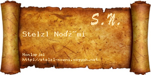 Stelzl Noémi névjegykártya
